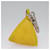 LOUIS VUITTON Charm metal Yellow LV Auth SW064  - view 4