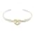 Tiffany & Co Tiffany 925 750YG Pulseira Coração x Fita Prata Ouro amarelo  ref.2066408