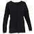 V-Ausschnitt Pullover aus schwarzem Kaschmir von Theory