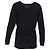 V-Ausschnitt Pullover aus schwarzem Kaschmir von Theory - Ansicht 3