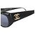 Gafas de sol negras con logo CC dorado Chanel 04154 Negro - vista 3