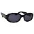 Occhiali da sole Gucci neri con logo argento GG2417 Nero