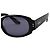Occhiali da sole Gucci neri con logo argento GG2417 Nero - vista 3