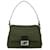 Fendi Red Zucchino Canvas Mamma Forever Leather Cloth Pony-style calfskin Cloth  ref.2066617