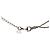 Collana Pendente D Logo in Cristallo con Doppia Catena Argento Dior - vista 2