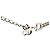 Collana Pendente D Logo in Cristallo con Doppia Catena Argento Dior - vista 3