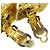Orecchini a clip placcati oro Chanel D'oro - vista 5
