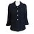 Chanel Neue CC-Buttons Schwarze Tweedjacke