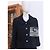 Chanel Neue CC-Buttons Schwarze Tweedjacke - Ansicht 8