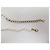 NUOVO COLLIER CHANEL LOGO CC 2024 IN PERLE E METALLO DORATO D'oro - vista 4