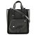 Borsa a mano mini Saddle di Christian Dior Nero