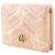 Billetera bi-fold de cuero rosa Gucci - vista 2