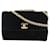 Chanel Mademoiselle Double Velour Shoulder Bag Black Leather  ref.2067801