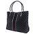 Borsa Tote Gucci GG Shelly Line Nero - vista 2
