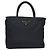PRADA Bolso de mano de nailon azul marino Auth BA297 - vista 13