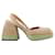 Autre Marque Suede heels Beige Deerskin  ref.2068360