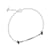 Tiffany & Co Pulseira charm sorriso Tiffany T Ouro branco  ref.2068399