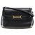 Schultertasche aus schwarzem Kalbsleder Gucci Sherry Line