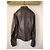 CHAQUETA DE CUERO BIKER GUCCI. Negro - vista 3
