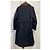 Abrigo Joseph de lana negra con cuello de piel de castor Negro - vista 3