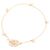 Gucci 750YG Double G Diamond Bracelet Golden