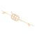 Gucci 750YG Double G Diamond Bracelet Golden - view 2