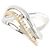 & Other Stories Anello in diamante K18WG K18PG 0,11 ct