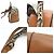 Tod's T Timeless Umhängetasche aus Pythonleder und Canvas Braun Beige - Ansicht 3