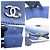 Billetera tri-fold de cuero Lucky Flower de Chanel Azul marino - vista 5