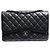 Chanel Borsa Classic Double Flap Medium in Pelle Nera 2012 Nero