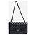 Chanel Borsa Classic Double Flap Medium in Pelle Nera 2012 Nero - vista 2