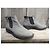 Stivaletti Robert Clergerie Grigio Pelle e Tweed - vista 4