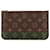 Pochete Neverfull Monograma Marrom Louis Vuitton Lona  ref.2069775