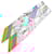Hermès Pink Les Nouveaux Amoureux de Paris Twilly Silk Scarf Cloth  ref.2069806