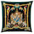 Hermès Black India Print Pleated Silk Scarf Cloth  ref.2069879