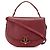 Chanel Rosso Medio Pelle di Vitello Coco Curva Flap Bordò
