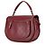 Chanel Rosso Medio Pelle di Vitello Coco Curva Flap Bordò - vista 2