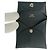 Hermès Monedero Hermes Bastia en cuero de cabra negro - vista 7