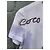 Camiseta estampada com o logo da Chanel Coco Chanel - Usada Multicor - vista 18