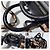 Borsa a tracolla in pelle stampata Lucrezia di Givenchy Nero Multicolore - vista 13