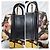 Borsa a tracolla in pelle stampata Lucrezia di Givenchy Nero Multicolore - vista 4