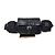 Borsa a vita/bumbum MCM in nylon e pelle Jamison a triplo scomparto nera Nero