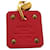 Hermès Hermes As de Coeur Swift Metal Gold Red Y Stamp Earrings Golden  - view 6
