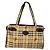 Brook Burberry Tote Bag Beige Beschichtetes Canvas Weiß