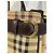 Brook Burberry Tote Bag Beige Beschichtetes Canvas Weiß - Ansicht 4