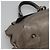 Borsa a mano in pelle Gancini Sofia di Salvatore Ferragamo 2way Argento Auth 101090 - vista 11