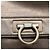 Borsa a mano in pelle Gancini Sofia di Salvatore Ferragamo 2way Argento Auth 101090 - vista 14