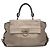 Borsa a mano in pelle Gancini Sofia di Salvatore Ferragamo 2way Argento Auth 101090 - vista 2