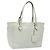 LOEWE Heritage Tote Bag aus Leder in Weiß und Gold Auth kk436 Golden