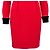 Moschino Couture Midi Kleid Rot - Ansicht 5